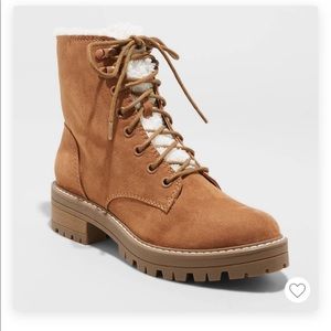 Sherpa Lace Up Hiking Boots